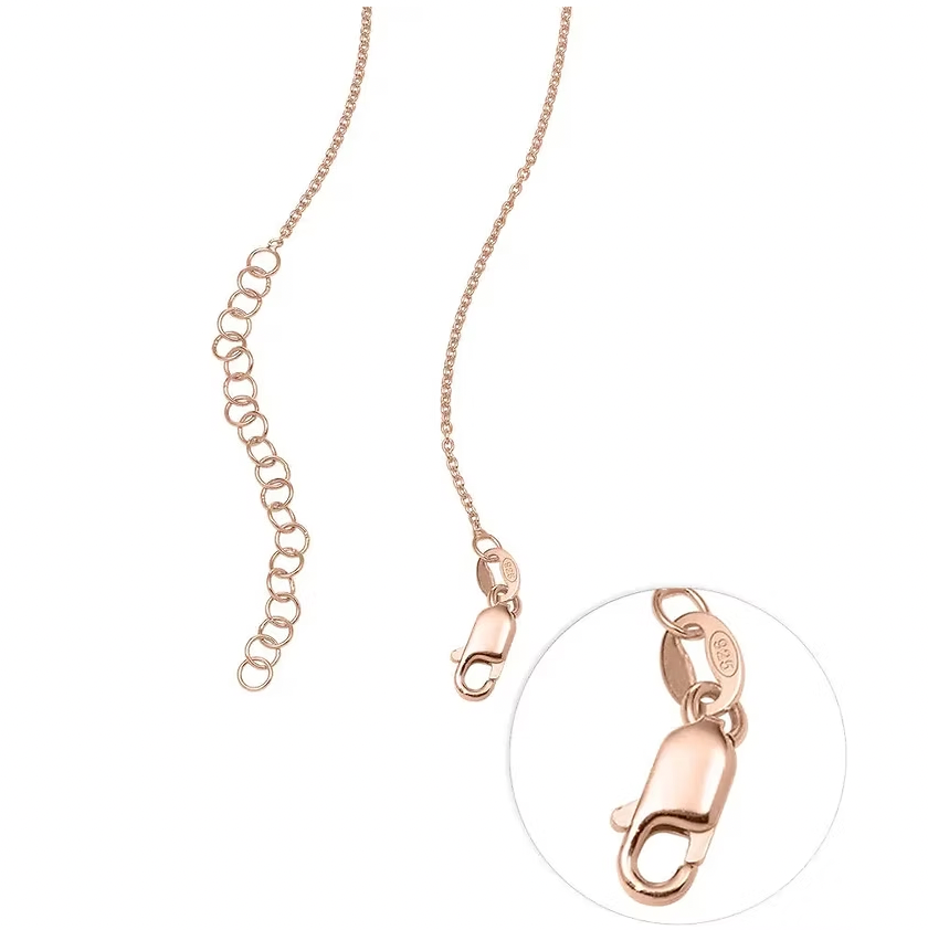 Cubic Zirconia Initial Necklace