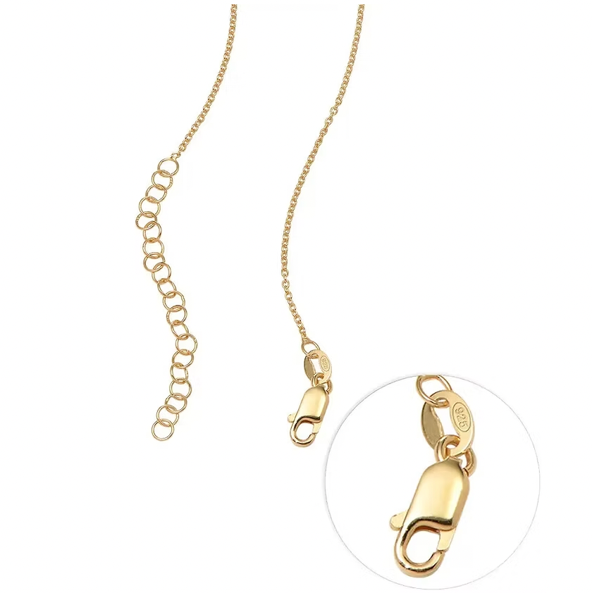 Cubic Zirconia Initial Necklace