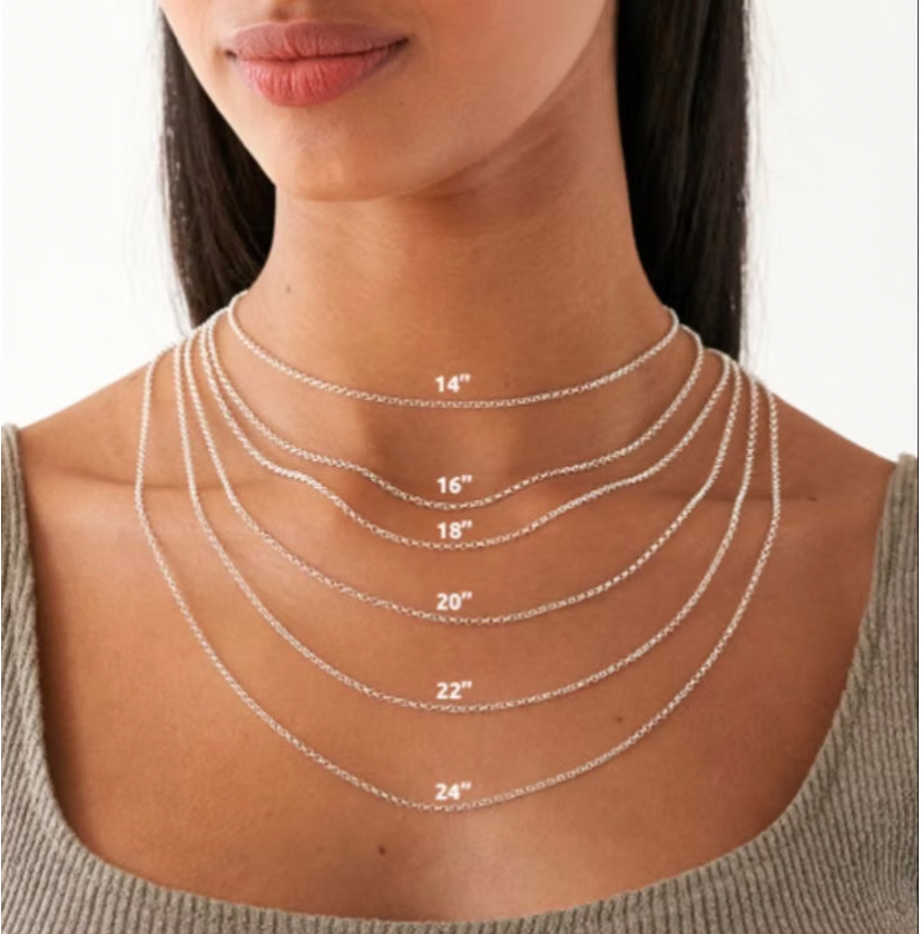 Arabic Zirconia Initial Necklace