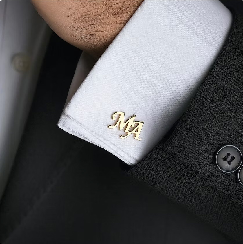 Personalised Double-Letter Cufflink