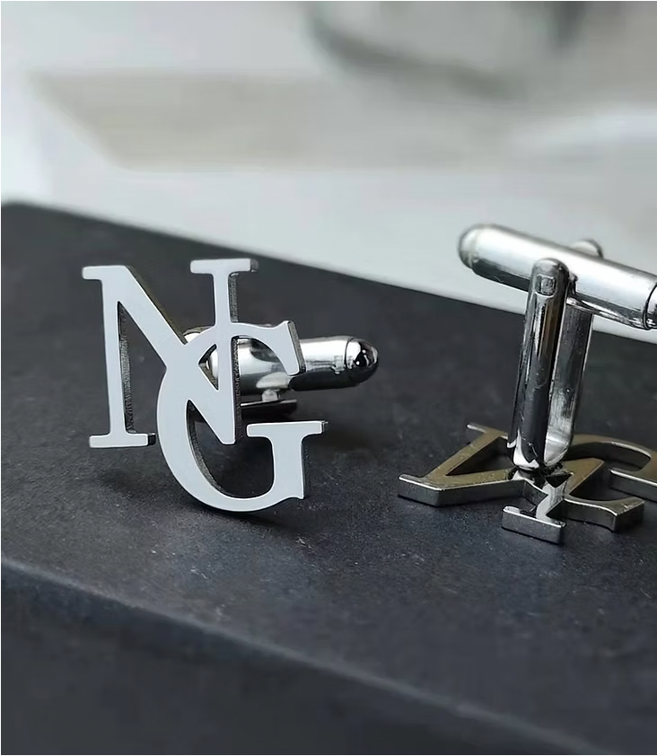 Personalised Double-Letter Cufflink
