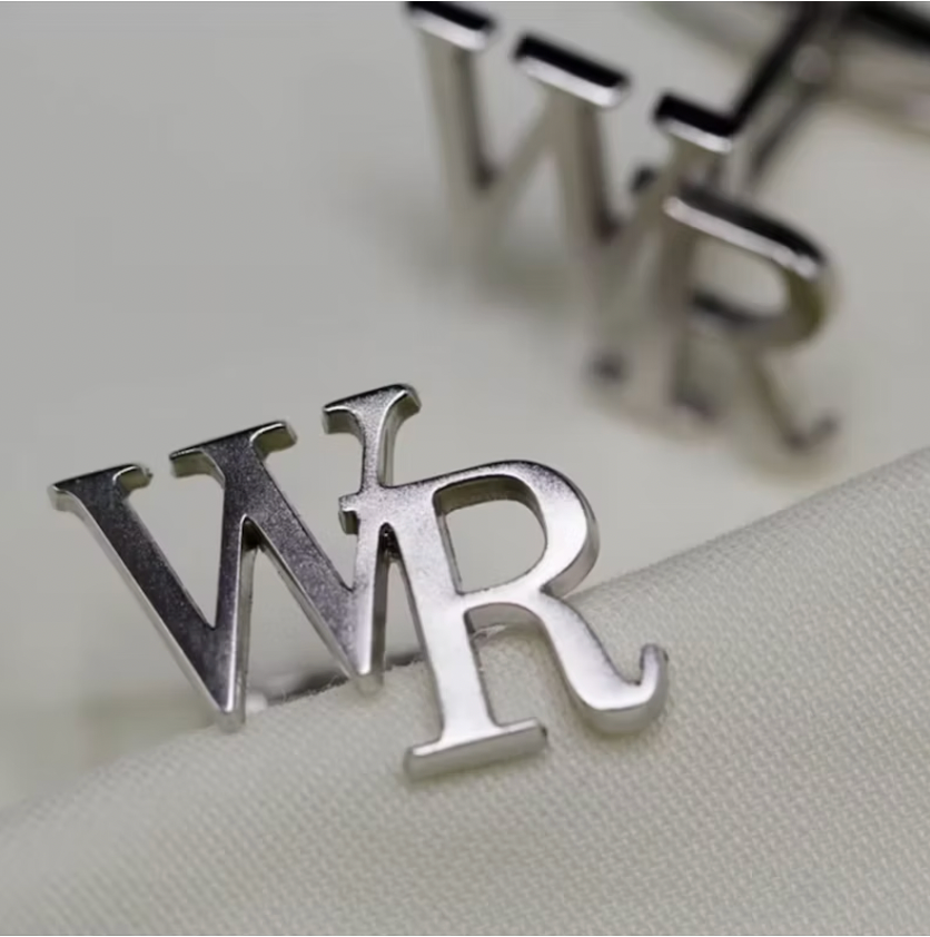 Personalised Double-Letter Cufflink