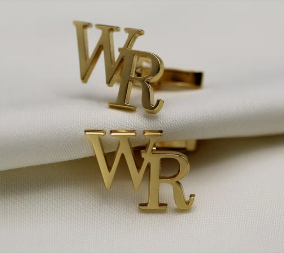 Personalised Double-Letter Cufflink