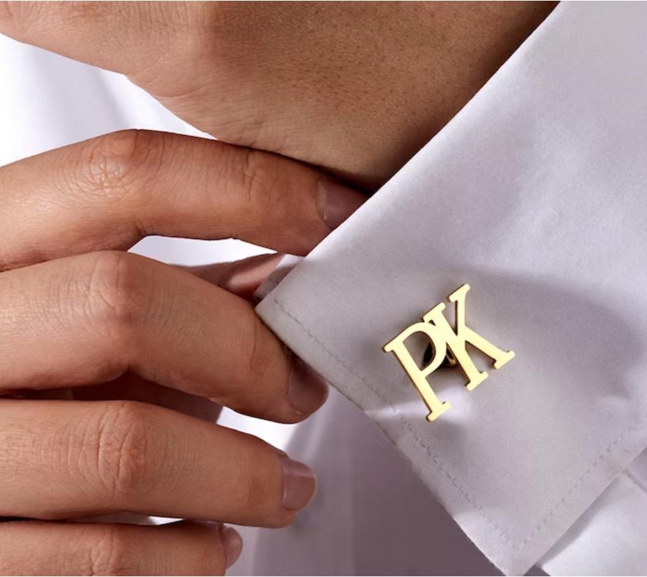 Personalised Double-Letter Cufflink