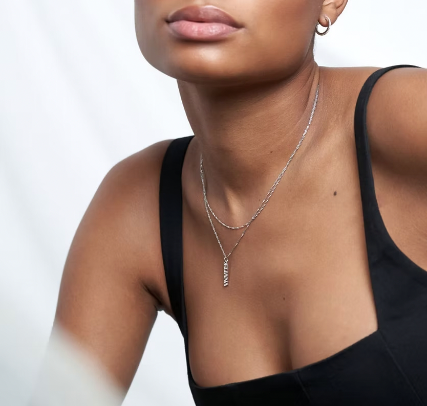 Vertical Name Necklace