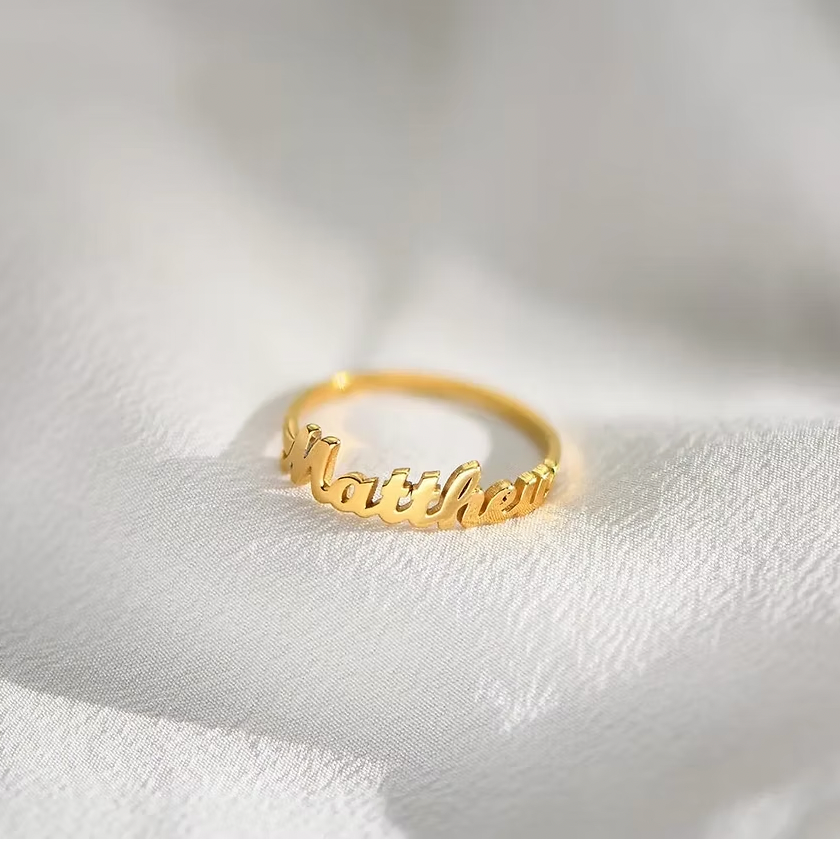 Personalized Name Ring