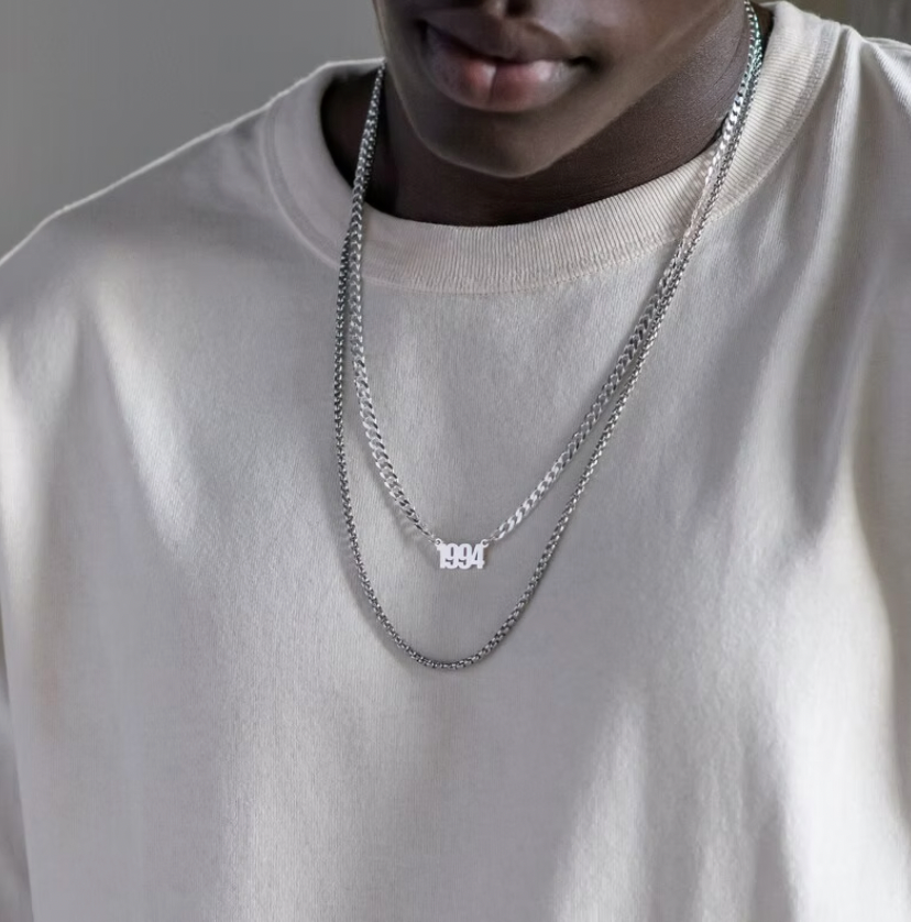Thick Chain Name Necklace