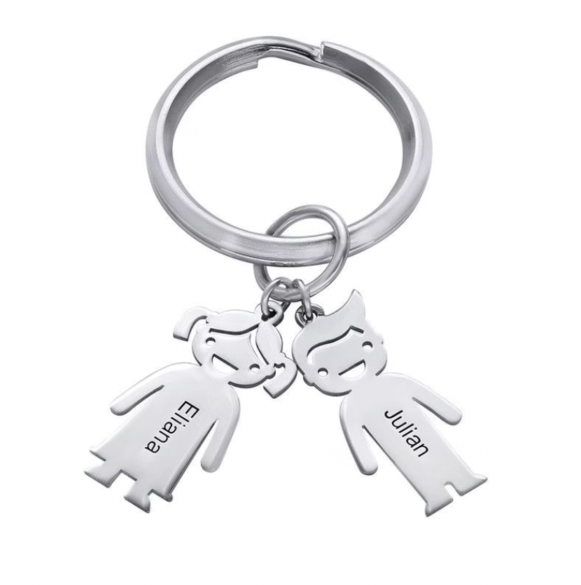 Family Name Engraved Key-Chain