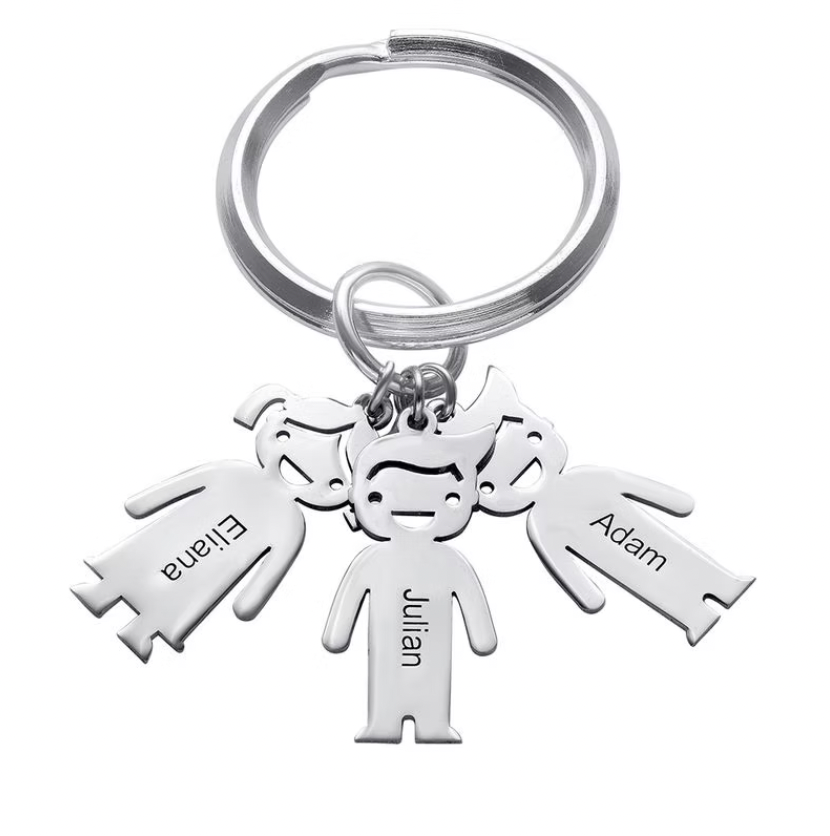 Family Name Engraved Key-Chain
