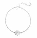 Engraved Initial Anklet