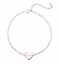 Engraved Heart Name Anklet