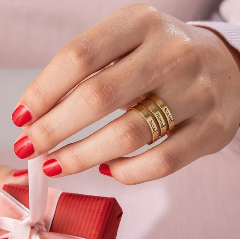 Three Name Ring