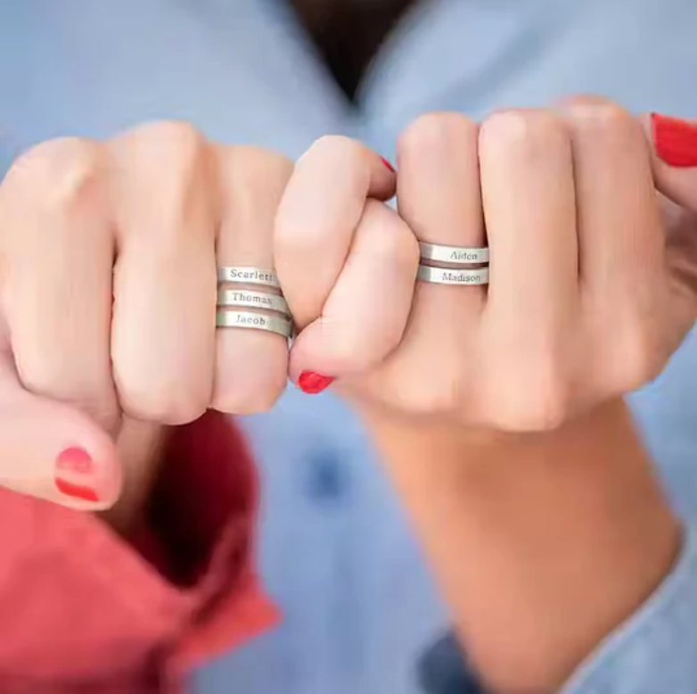 Three Name Ring