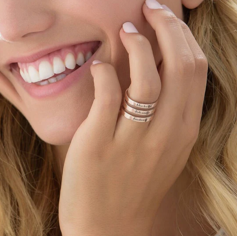 Three Name Ring