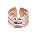 Three Name Ring