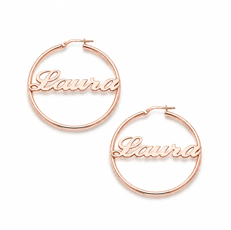 Hoop Name Earring