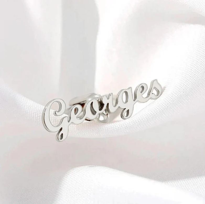Personalised Name Cutting Cufflink
