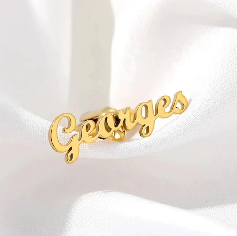 Personalised Name Cutting Cufflink