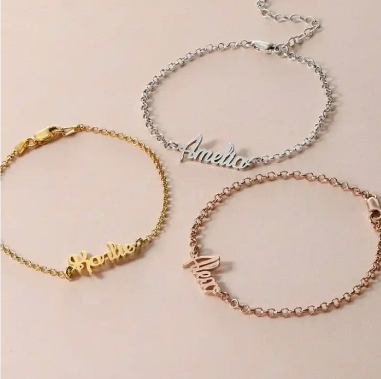 Personalized Name Anklet