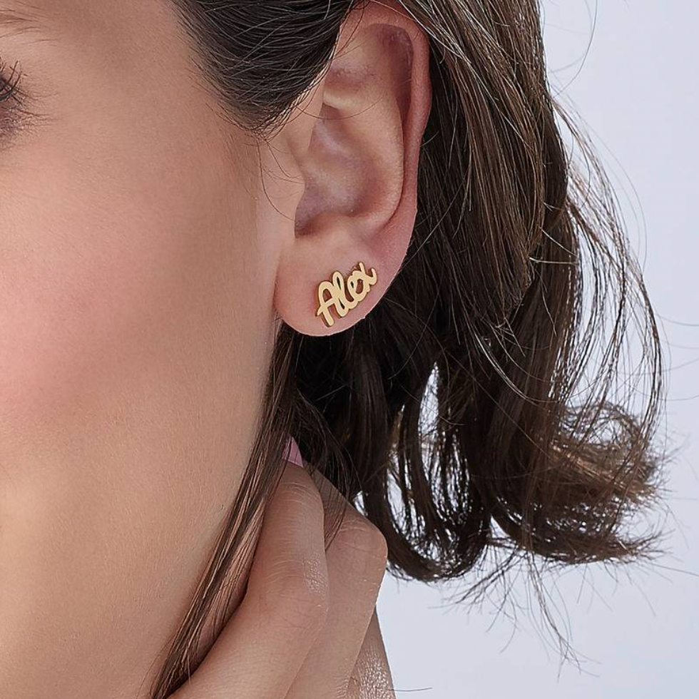 Custom Name Earring