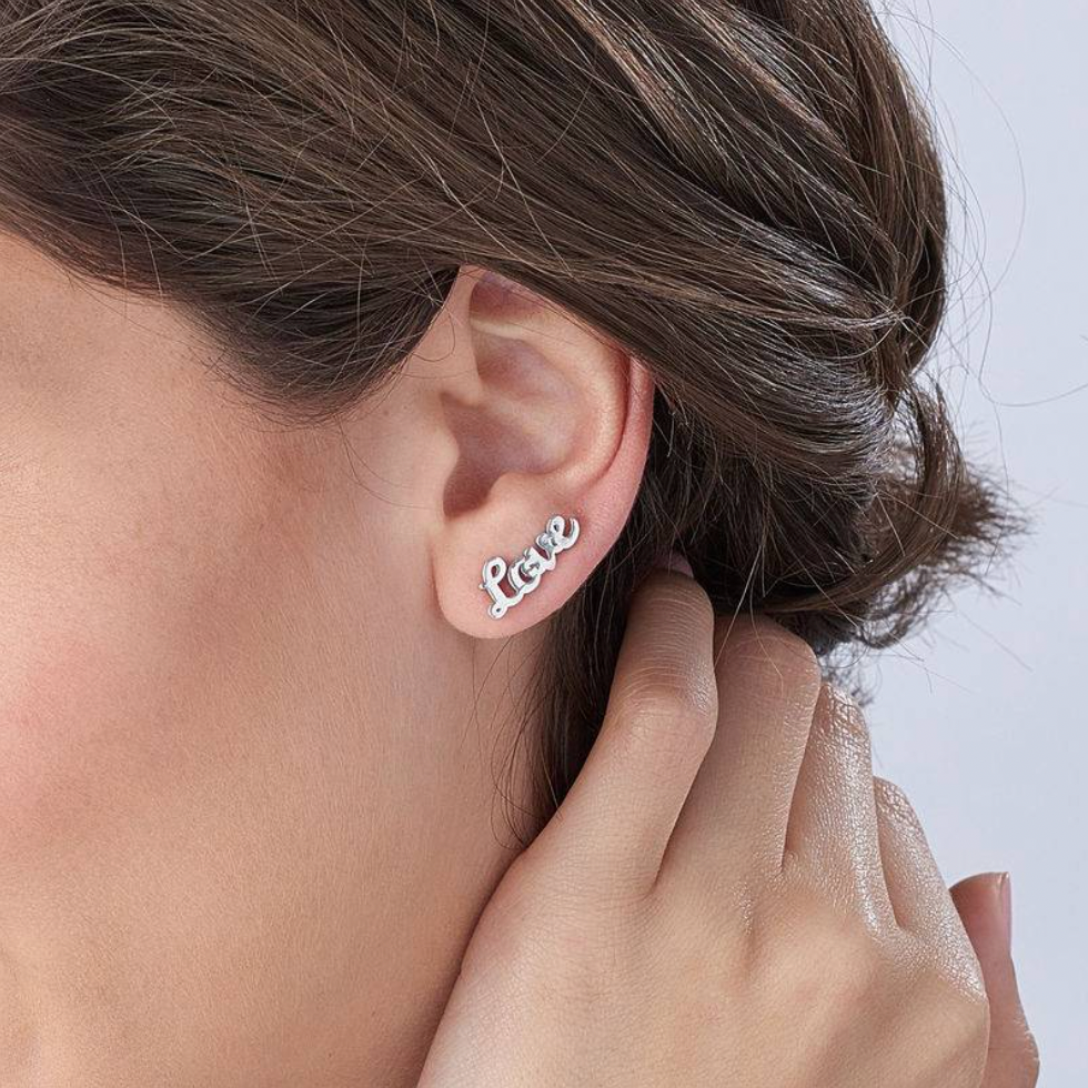 Custom Name Earring