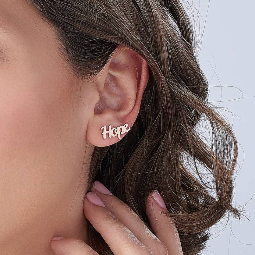 Custom Name Earring