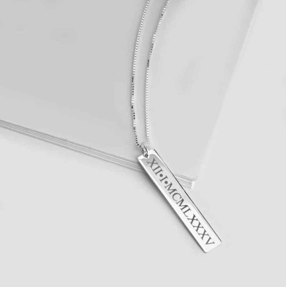 Roman Numeral Necklace