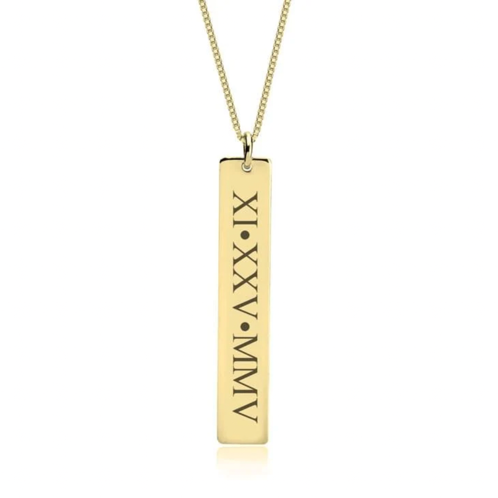 Roman Numeral Necklace