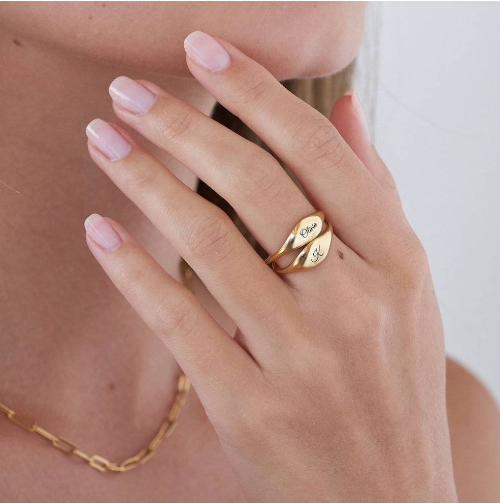 Engraved Signet Ring