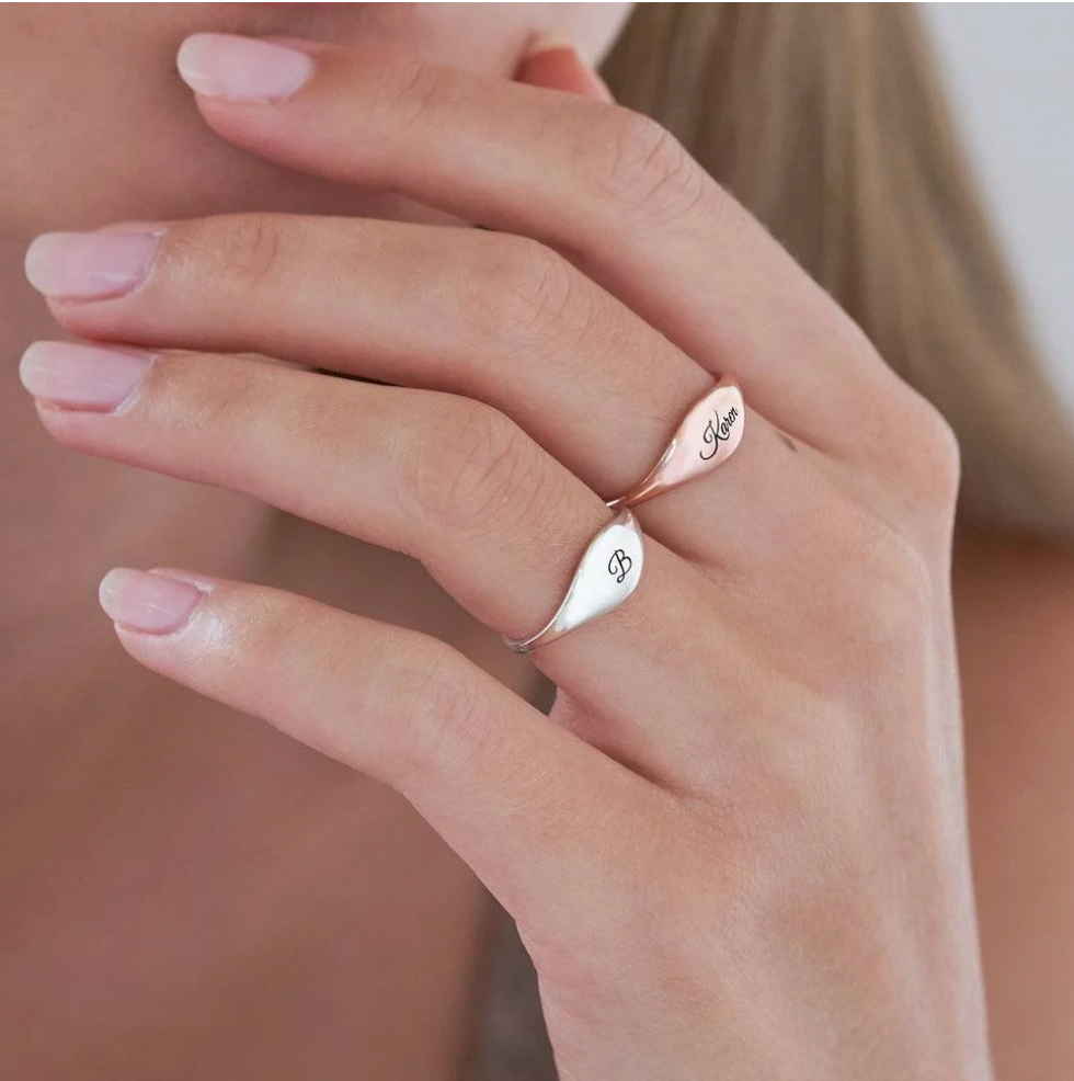 Engraved Signet Ring