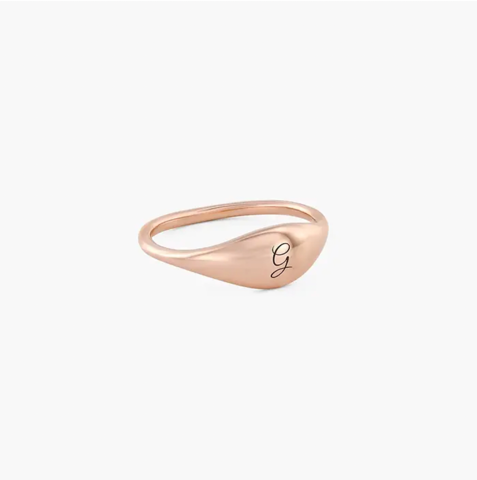 Engraved Signet Ring