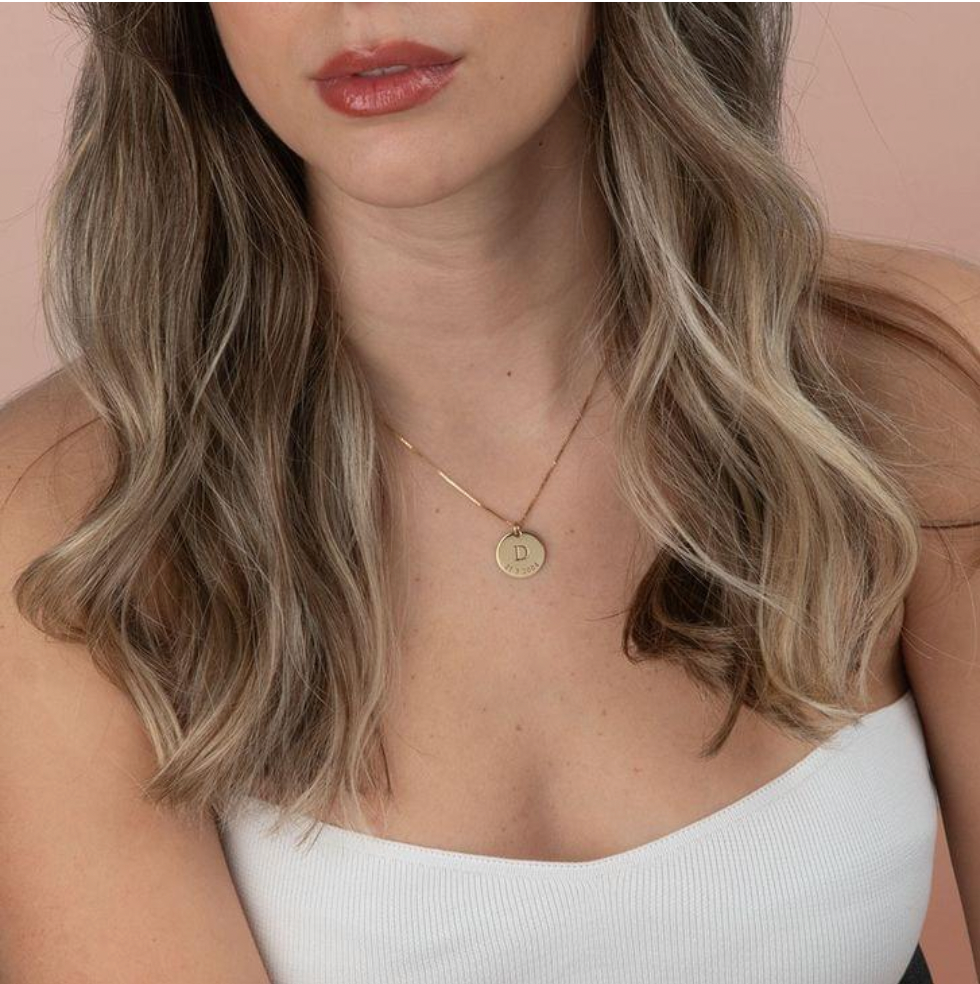 Initial & Date Necklace