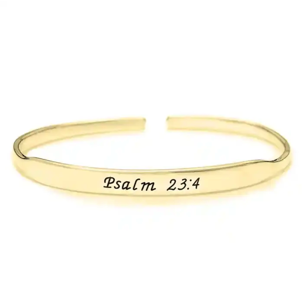 Engraved Cuff Bracelet