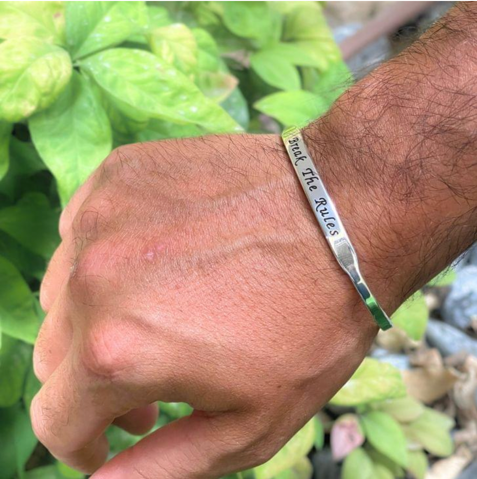 Engraved Cuff Bracelet