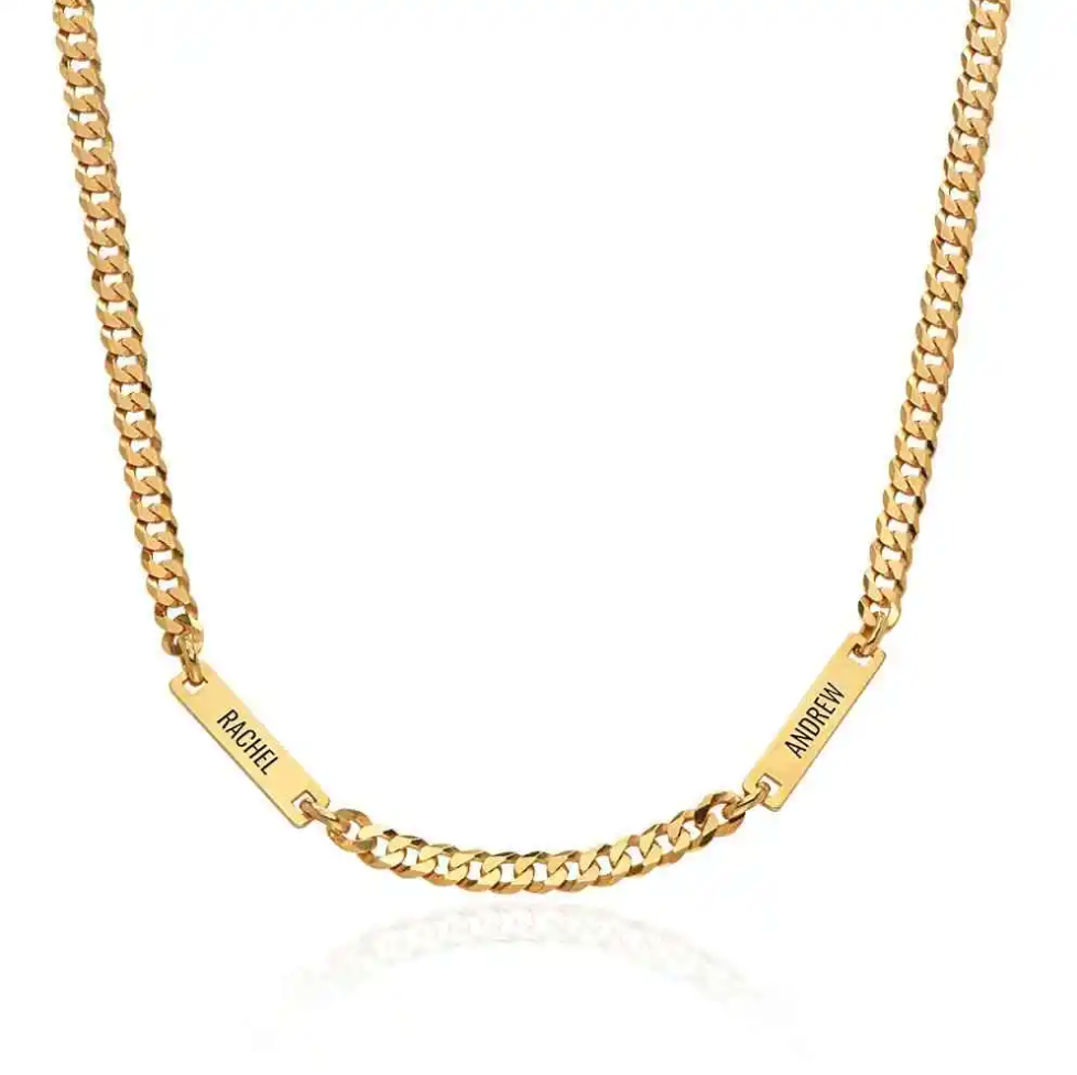 Personalized Multi Name Necklace For Men