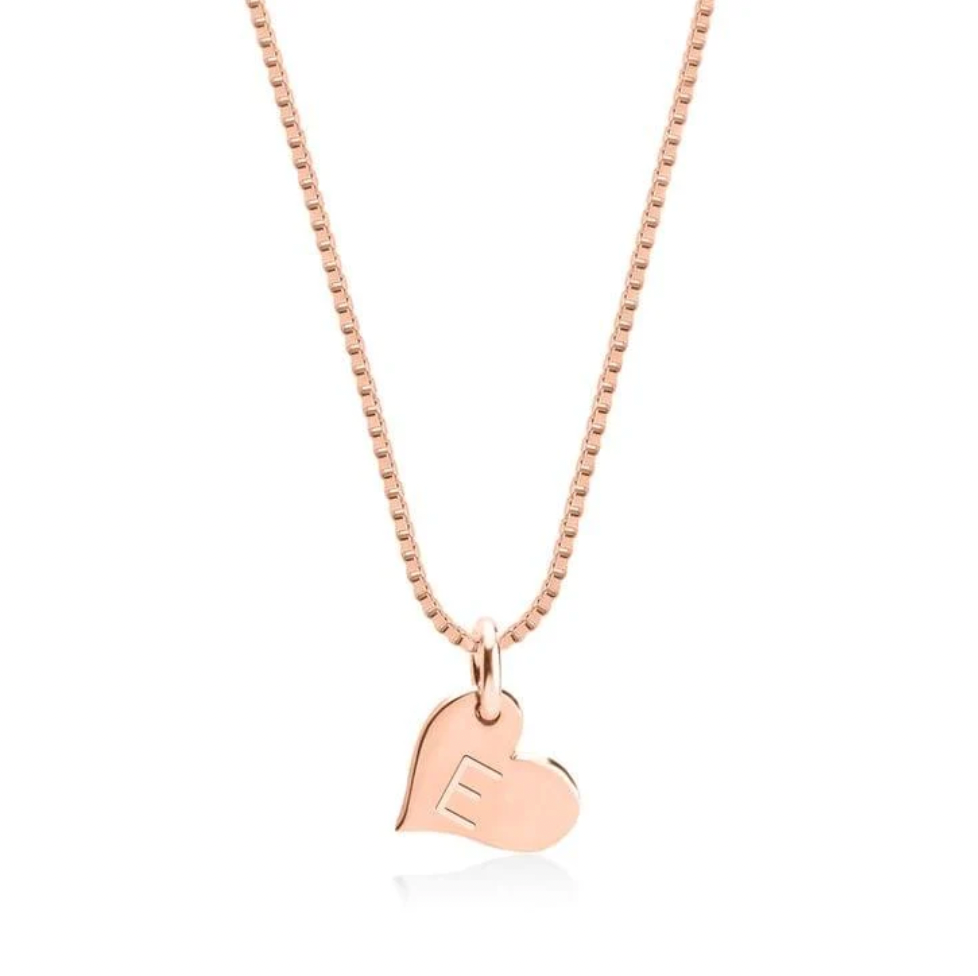 Heart Initial Necklace