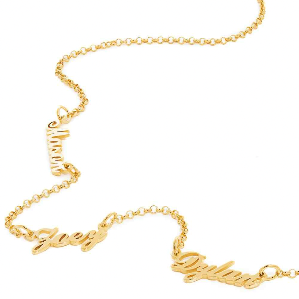 Personalized Multi-Name Necklace
