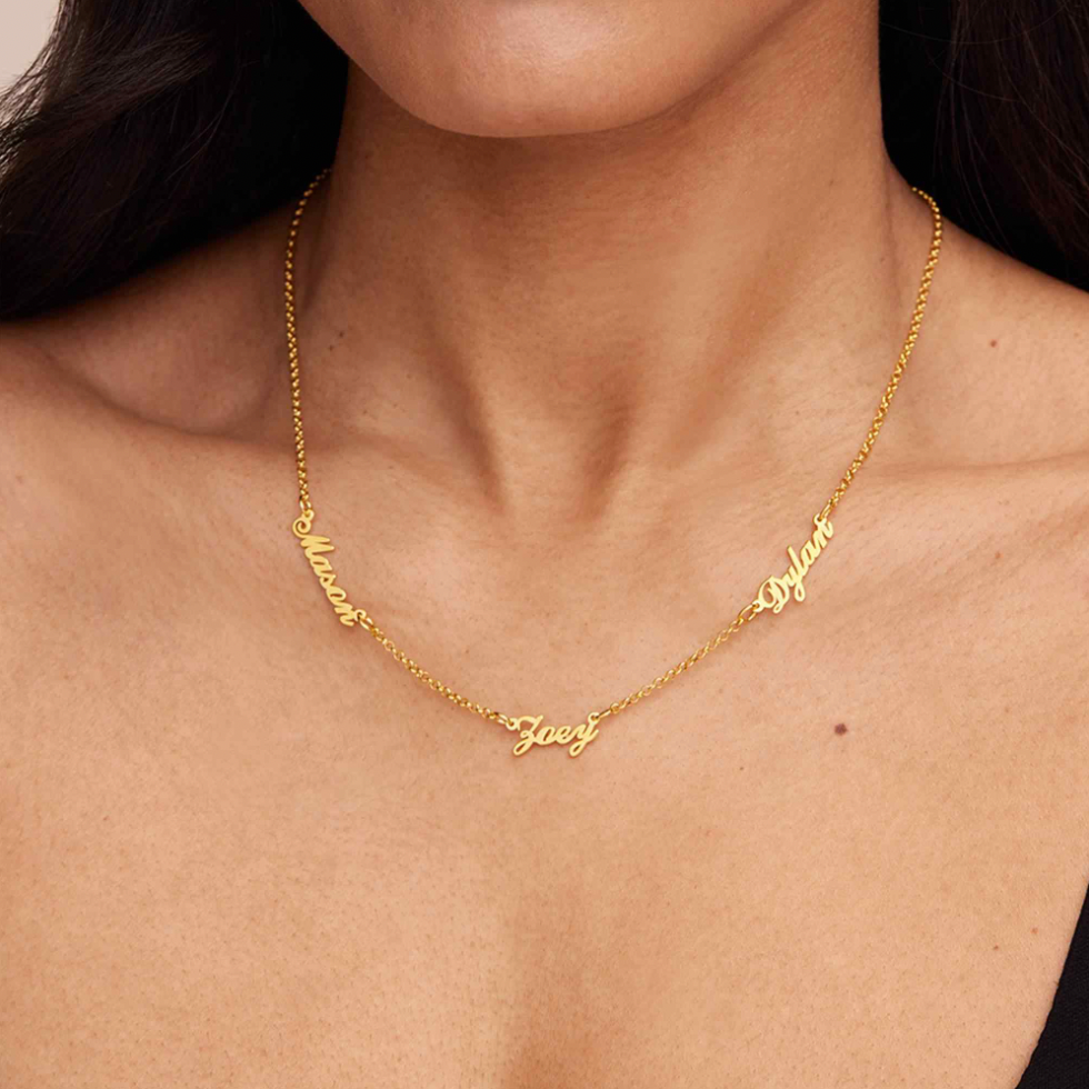 Personalized Multi-Name Necklace