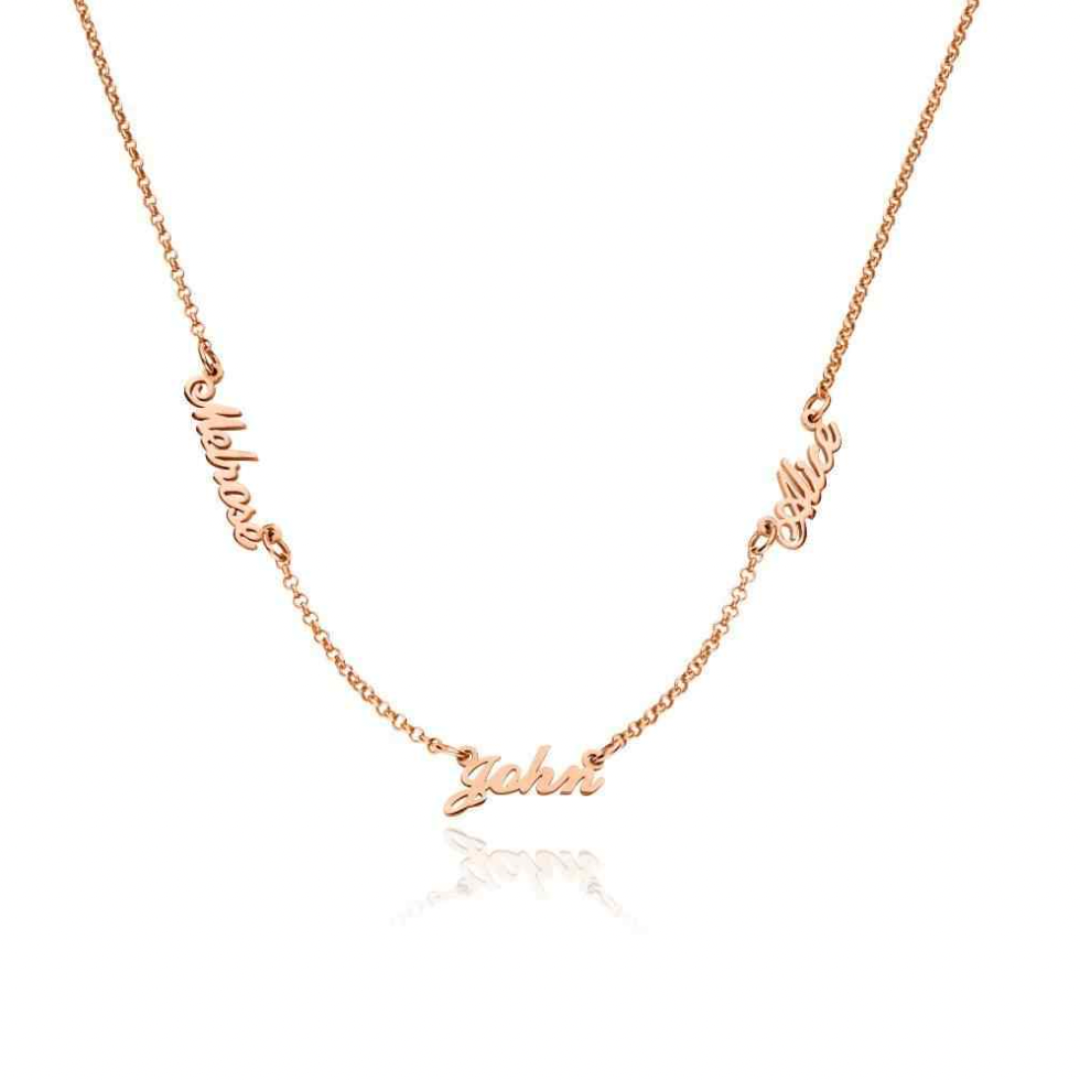 Personalized Multi-Name Necklace