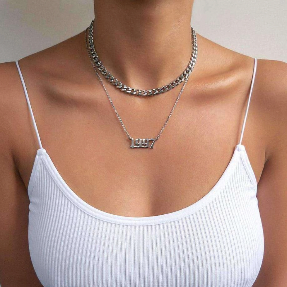 Year Name Necklace