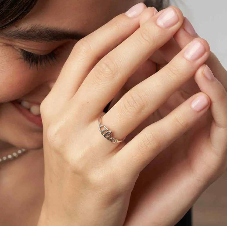 Personalized Name Ring