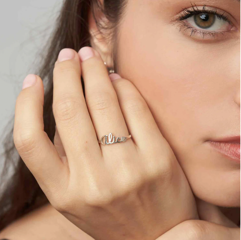 Personalized Name Ring