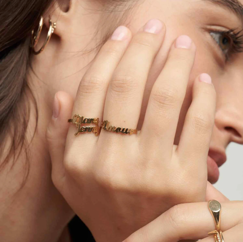 Personalized Name Ring