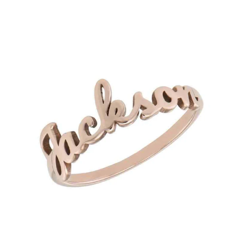 Personalized Name Ring
