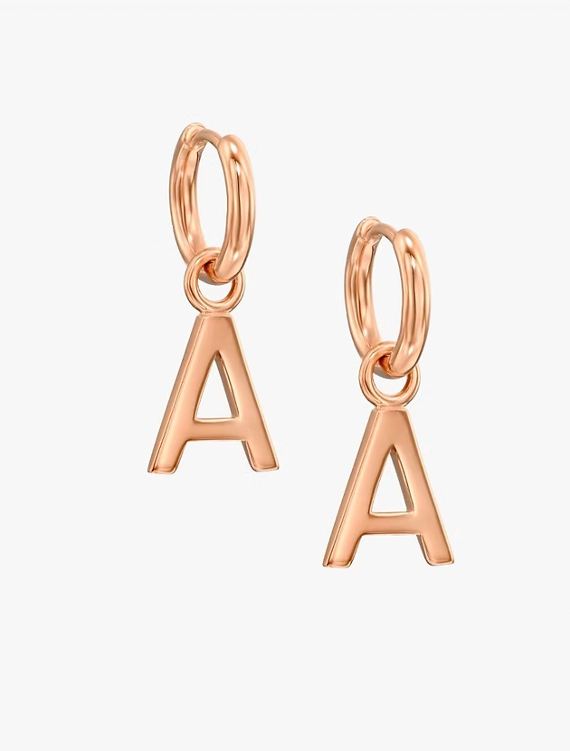 Initial Earrings
