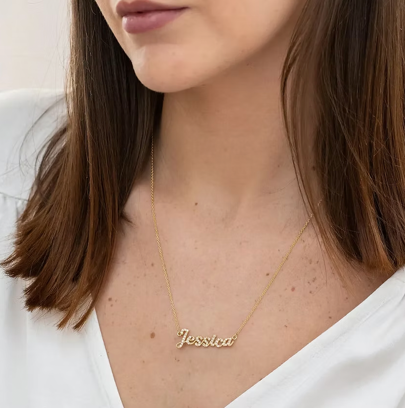 Crystal Name Necklace